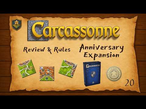 Carcassonne: Anniversary Expansion - Review & Rules