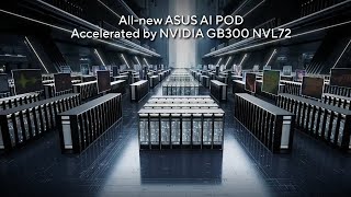 Asus AI POD at COMPUTEX 2025 – NVIDIA GB300 NVL72