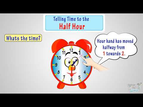 Telling Time to the Half Hour: Grade 2 Math | Tutway