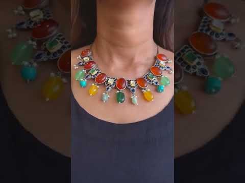 Brass Panaah Jewellery Studio Exclusive Fusion Choker, Box Packing