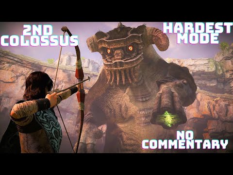 Shadow of the colossus remastered full game walkthrough Hard mode no commentary PT 2 The Mammoth
