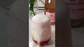 Sorbet Prosecco cocktail. #cocktail #mothersday #sweetrecipe #dessert #dessertrecipes #prosecco