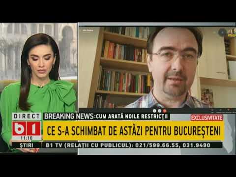 TALK B1 CU ANETA SANGEORZAN. CUM ARATA NOILE RESTRICTII? 28 MARTIE 2021