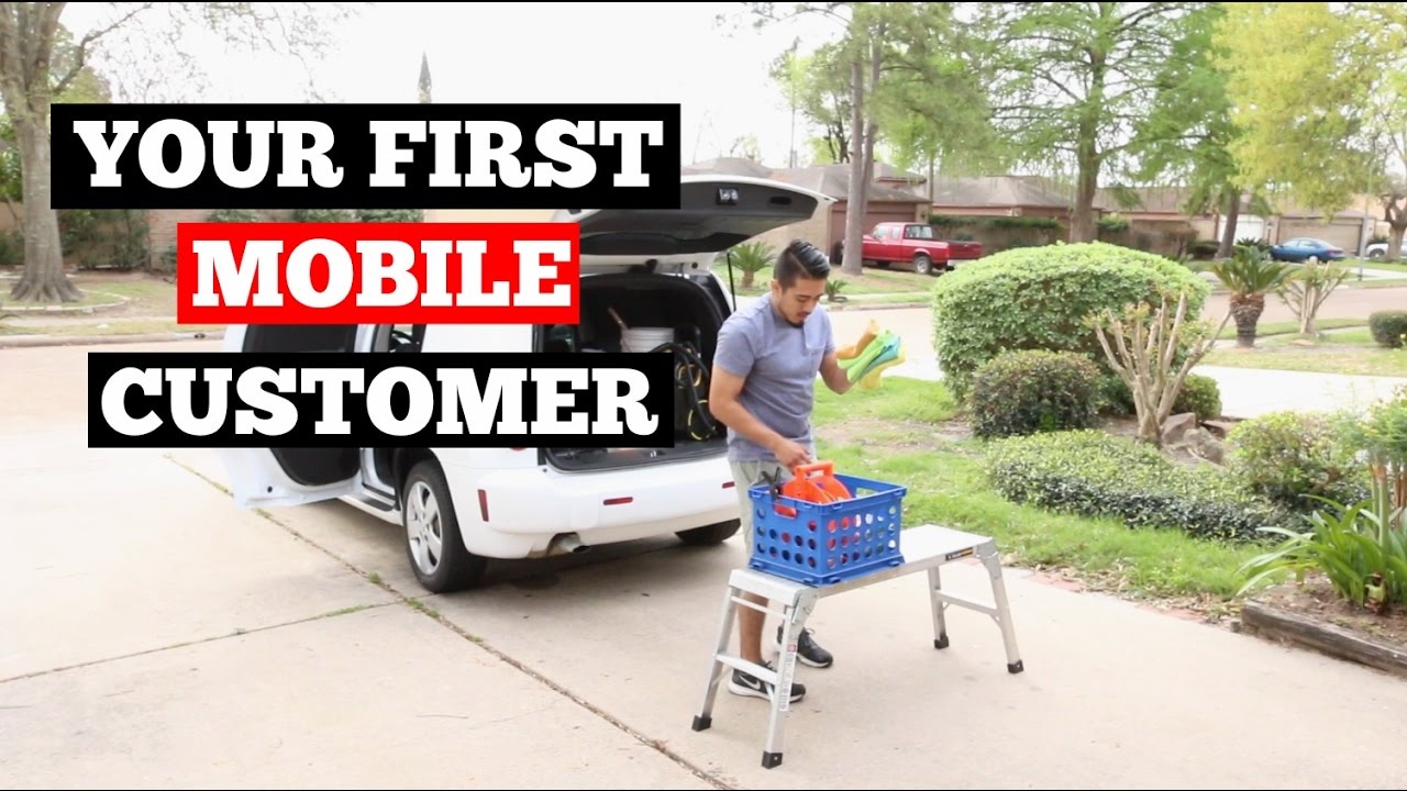 How To Handle Your FIRST Mobile Detailing Customer- Car Detailing Business Tips