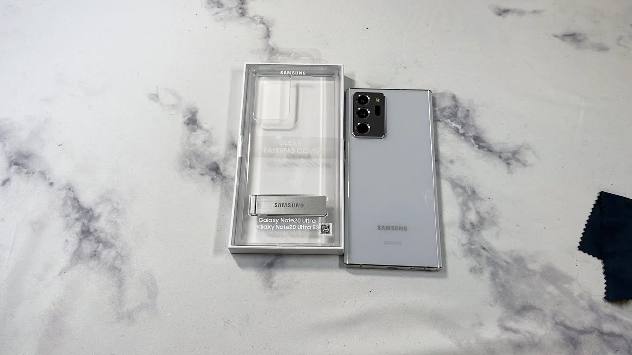 Official Samsung Clear Standing Cover For Galaxy Note 20 Ultra Review