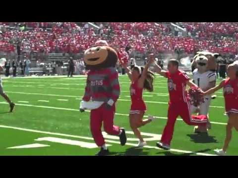 Ohio State Mascot Brutus Attacked By Ohio University Mascot