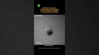 O momento exato em nanoescala em que a água se forma #science #trendingshorts #explained #physics