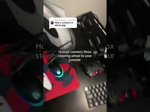 How to connect your Xbox steering go wheel to your Console #xboxsteeringwheel #steeringwheel #xbox