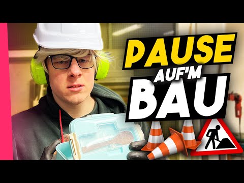 Pause auf'm Bau.