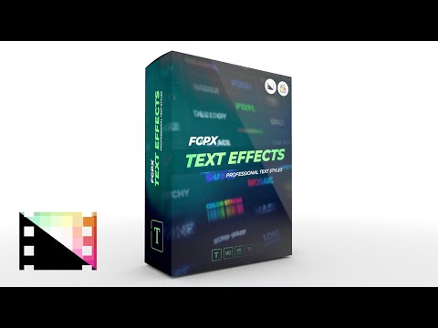FCPX Text Effects - Professional Text Styles for Final Cut Pro - Pixel Film Studios