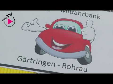 Mitfahrbank in Gärtringen und Rohrau
