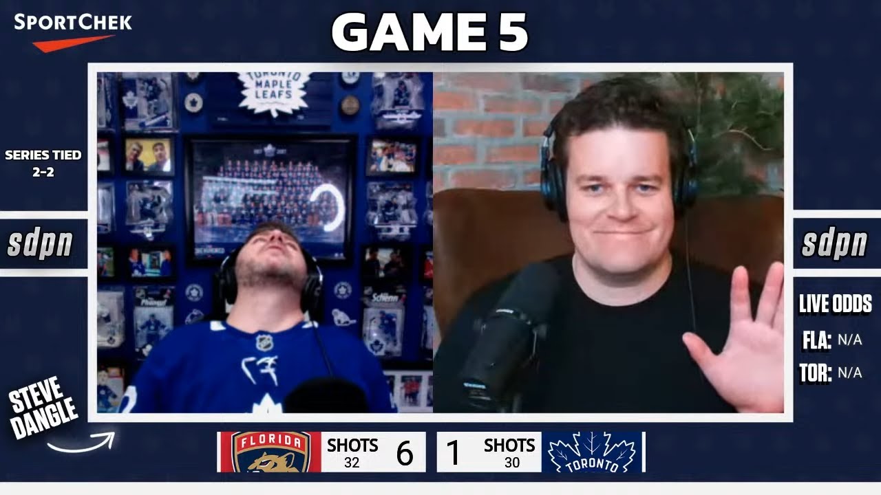 Steve Dangle & Adam Wylde React To Maple Leafs BRUTAL LOSS In Game 5