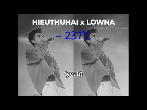 HIEUTHUHAI x LOWNA I  -237°C (âm 237 độ C) - Karaoke beat gốc