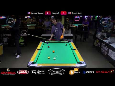 HUGE $47,000.00+ Calcutta ALT Classic: Ernesto Bayaua vs. Robert Clark, 9-ball, race to 7, Bar Box