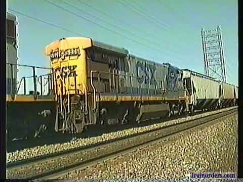Classic Railroad Series 850 - Action at Vickers Crossing, Ohio March 24, 1995.