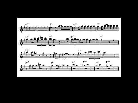 Coconut Champagne (Eb) Denis DiBlasio #solotranscription #baritonesaxophone #baritonesax #sheetmusic