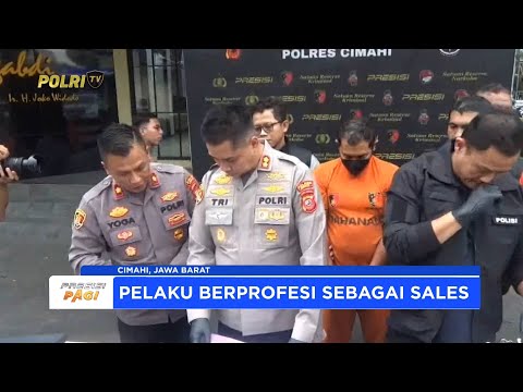 POLRES CIMAHI AMANKAN PRIA SEKAP KARYAWAN