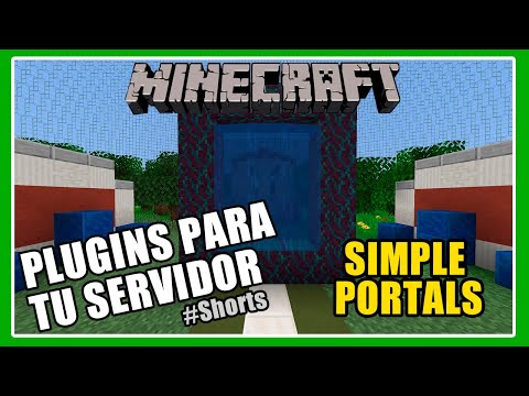 Simple Portals: Teleport Portals!  - Plugins for your #Shorts Minecraft Server