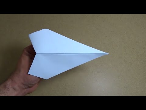 como hacer EL AVION DE PAPEL QUE MEJOR VUELA