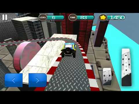 Hover car high road rage-Slotcar & toy truck stunt Video