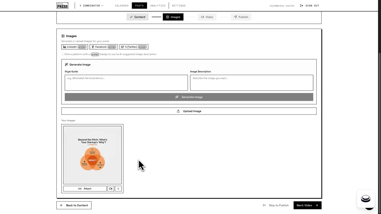Social Press demo video