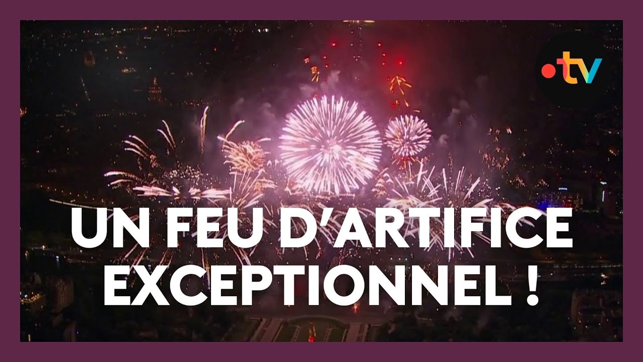Miniature de la vidéo 14 juillet 2025 - Le feu d'artifice de la Ville de Paris en intégralité 🔥 du film Le Concert de Paris 2025