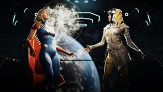 Superfight - Supergirl vs Enchantress God | Injustice 2 Gameplay [4K HDR 60FPS]