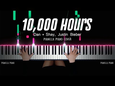Dan + Shay, Justin Bieber (BTS Jungkook Cover) - 10,000 Hours by Pianella Piano Cover