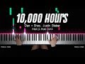 Dan + Shay, Justin Bieber (BTS Jungkook Cover) - 10,000 Hours by Pianella Piano Cover