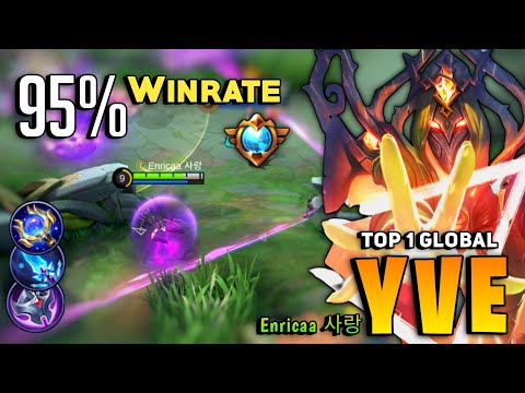 95% WINRATE! Yve Best Build 2021 [ Top 1 Global Yve Gameplay ] By Enricaa 사랑 - Mobile Legends