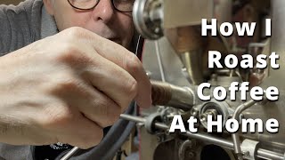How to roast coffee at home using a commercial drum coffee roaster