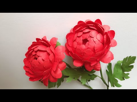 ABC TV | How To Make Chrysanthemum Paper Flower With Shape Punch - Craft Tutorial