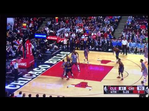 Denzel Valentine Schools LeBron Off The Dribble And To The Hole!