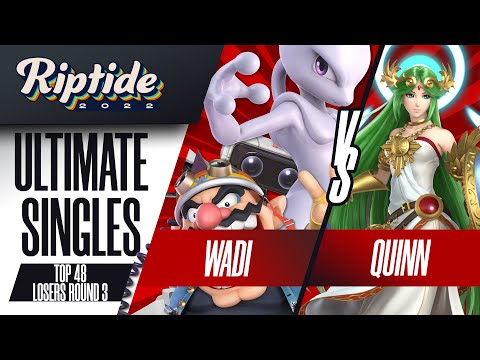 WaDi vs Quinn - Ultimate Singles Top 48: LR3 - Riptide 2022 | Wario, R.O.B, Mewtwo vs Palutena