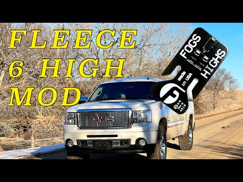 FLEECE ALL LIGHT ON MOD 07-13 GM TRUCKS| 2013 gmc Sierra all light on mod     #fleece #lasfit #gmc