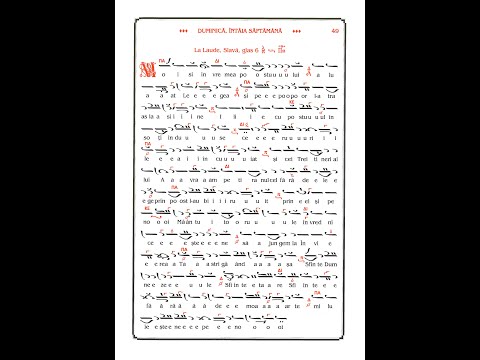 Slava Laudelor din Duminica Ortodoxiei, glasul al-VI-lea, de Dimitrie Suceveanu