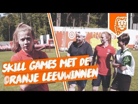 SKILLGAMES met de ORANJELEEUWINNEN ft VVBASVV & ANOUK HOOGENDIJK