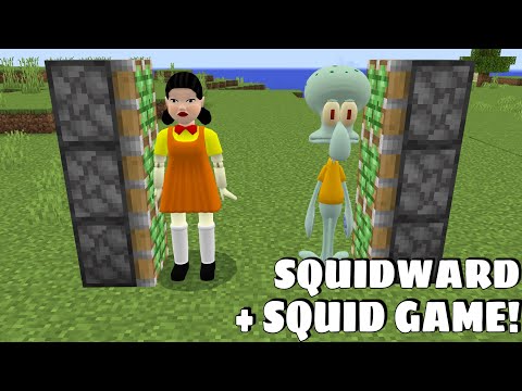 SQUID GAME DOLL PLUS SQUIDWARD Gameplay in Minecraft - Coffin Meme