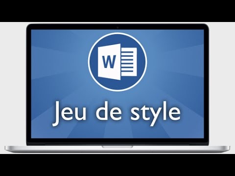comment appliquer un modèle word