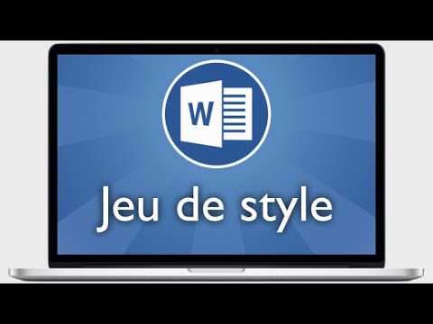 comment appliquer un modèle word