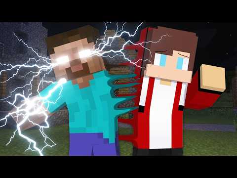 JJ and Herobrine Glued Together ?!