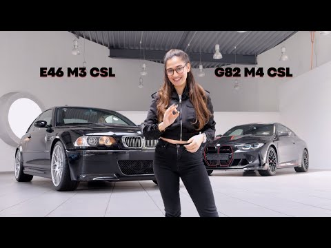 The BMW CSL is a dream for both new and old generations. The E46 M3 CSL and G82 M4 CSL.