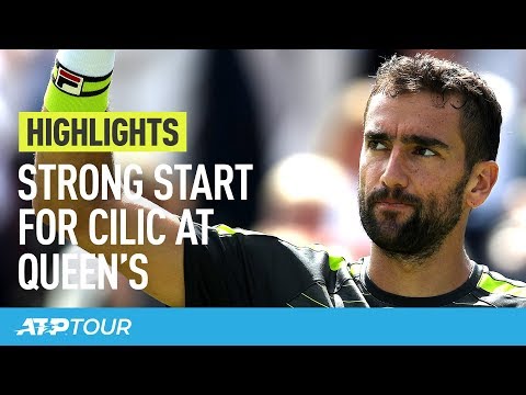 Теннис Cilic Off To A Flying Start | HIGHLIGHTS | ATP