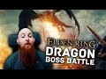 Elden Ring Team Reacts! Giant Dragon Boss Battle Gameplay - Flying Dragon Agheel