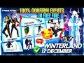 FREE FIRE DECEMBER 100 CONFIRM EVENTS WINTERLAND FREE FIRE EVENT WINTER EVENT FREE FIRE