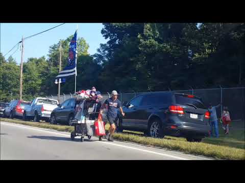 TRUMP RALLY Drive-By (Swanton, OHIO)
