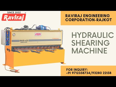 Hydraulic Shearing Machine 2540x4mm MS cutting (Jignesh : 9712358734)