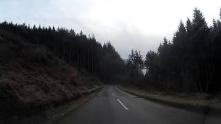 January Drive From Ballinluig On A9 South To Dunkeld Perthshire Scotland