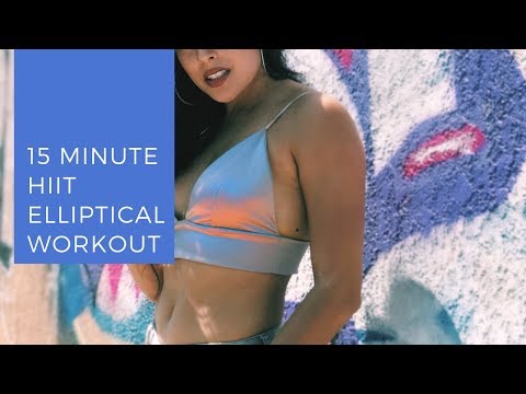 15 MINUTE ELLIPTICAL HIIT WORKOUT | @katierose.franko