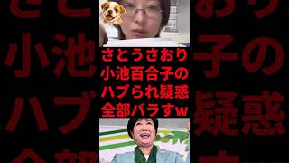 さとうさおり、小池百合子のハブられ疑惑全部バラすw